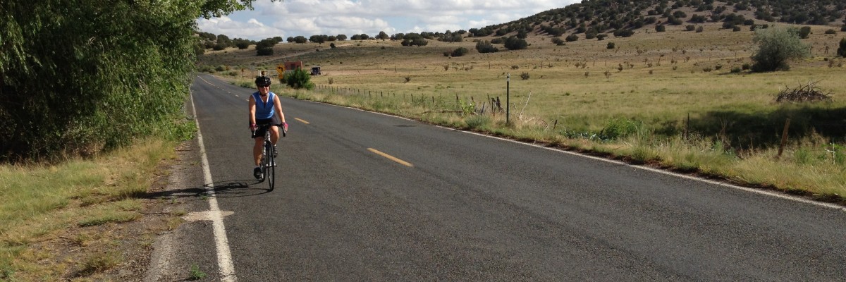 Cycling Bonanza Creek Rd.